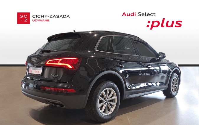 Audi Q5 cena 139900 przebieg: 104283, rok produkcji 2019 z Warszawa małe 379